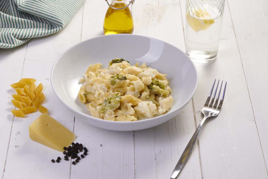 Cauliflower and Broccoli Pasta